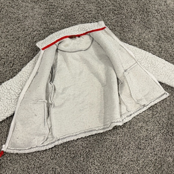 Free People Kids Textured Sherpa Jacket, size 7 - Picture 5 of 7